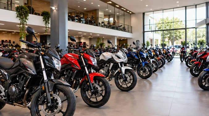 Imagem ilustrativa de Revenda de motocicletas